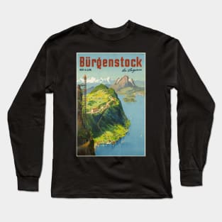 Bürgenstock bei Luzern,Switzerland,Travel Poster Long Sleeve T-Shirt